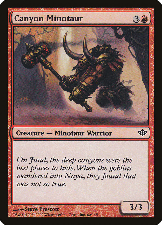 Canyon Minotaur (60) [Conflux] | Odin's Place
