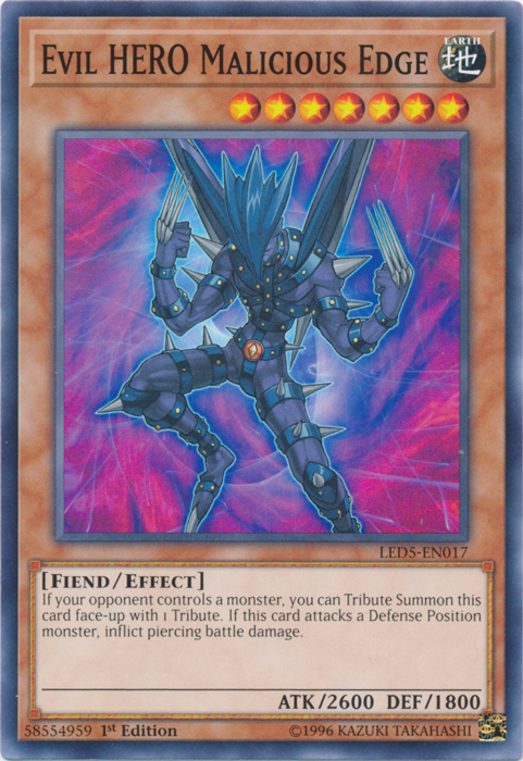 Evil Hero Malicious Edge [LED5-EN017] Common | Odin's Place