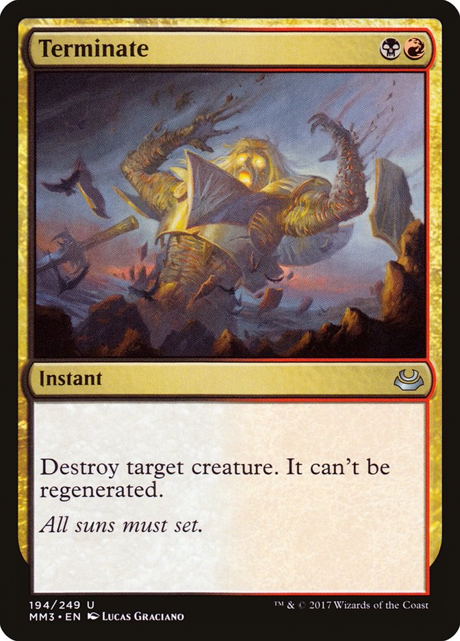 Terminate (194) [Modern Masters 2017] | Odin's Place