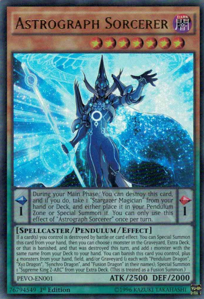 Astrograph Sorcerer [PEVO-EN001] Ultra Rare | Odin's Place