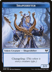 Elf Warrior // Shapeshifter Double-Sided Token [Kaldheim Tokens] | Odin's Place