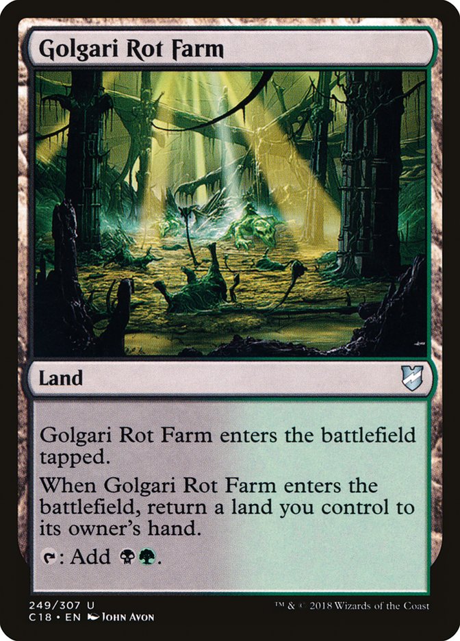 Golgari Rot Farm (249) [Commander 2018] | Odin's Place