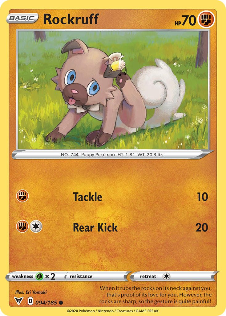 Rockruff (094/185) [Sword & Shield: Vivid Voltage] | Odin's Place