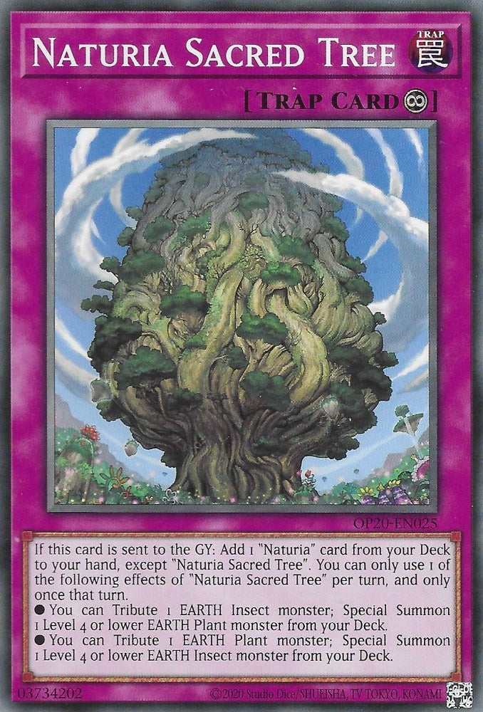Naturia Sacred Tree [OP20-EN025] Common | Odin's Place