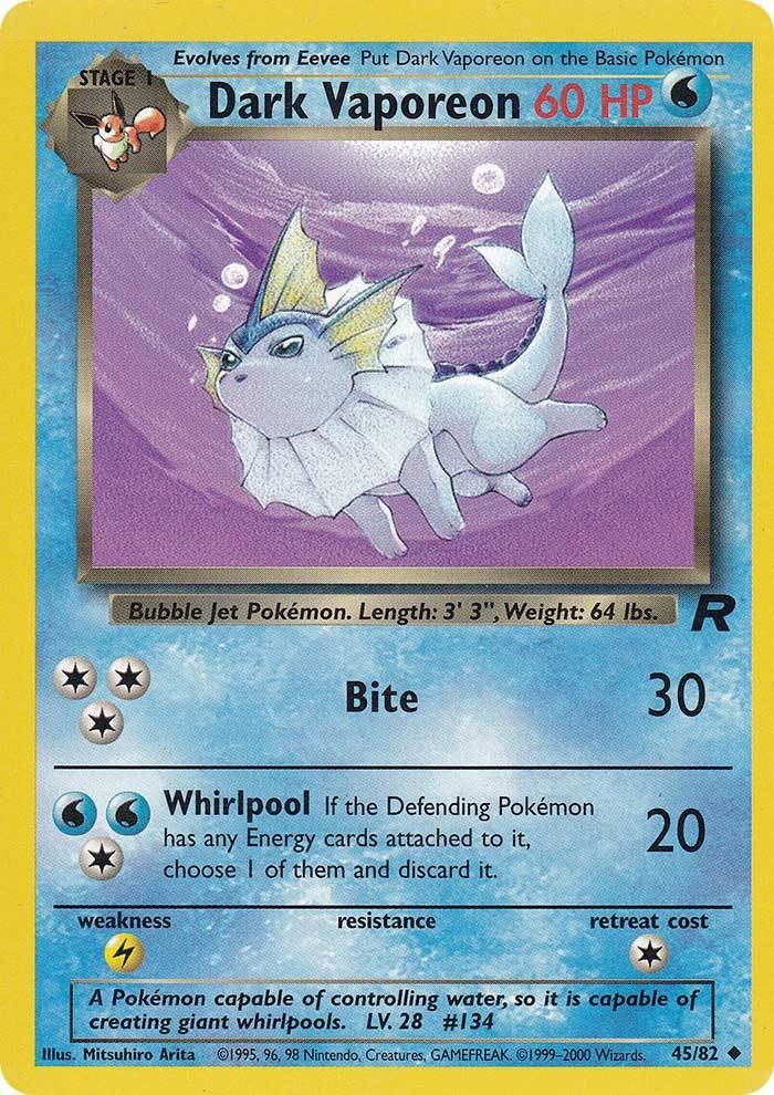 Dark Vaporeon (45/82) [Team Rocket Unlimited] | Odin's Place