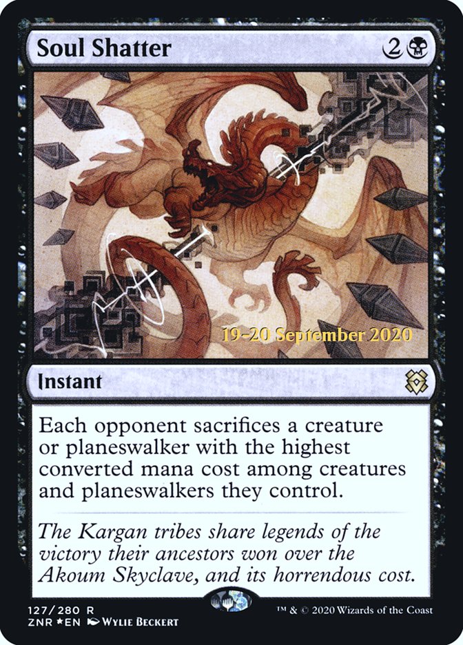 Soul Shatter [Zendikar Rising Prerelease Promos] | Odin's Place
