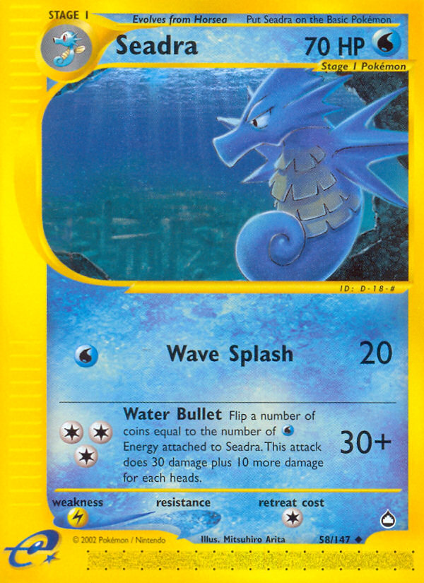Seadra (58/147) [Aquapolis] | Odin's Place