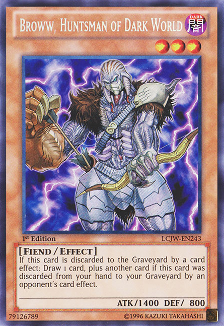 Broww, Huntsman of Dark World [LCJW-EN243] Secret Rare | Odin's Place