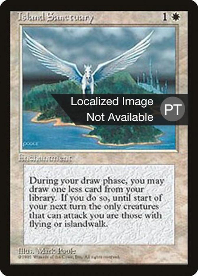 Island Sanctuary [Fourth Edition (Foreign Black Border)] | Odin's Place