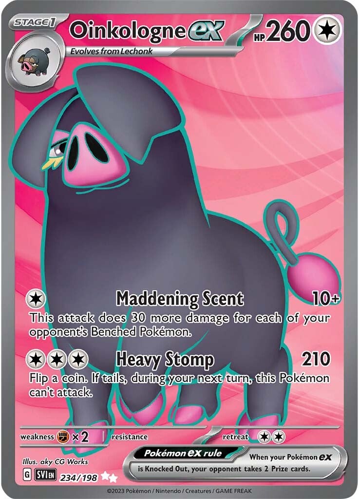 Oinkologne ex (234/198) [Scarlet & Violet: Base Set] | Odin's Place