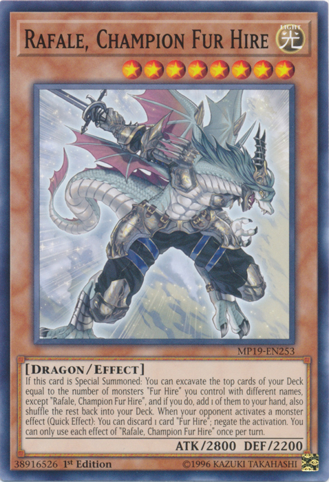 Rafale, Champion Fur Hire [MP19-EN253] Common | Odin's Place