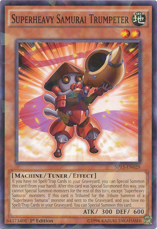 Superheavy Samurai Trumpeter [SP15-EN028] Shatterfoil Rare | Odin's Place