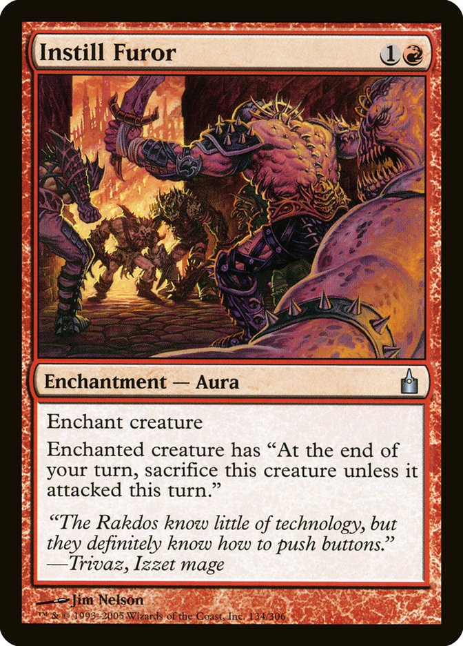 Instill Furor (134) [Ravnica: City of Guilds] | Odin's Place