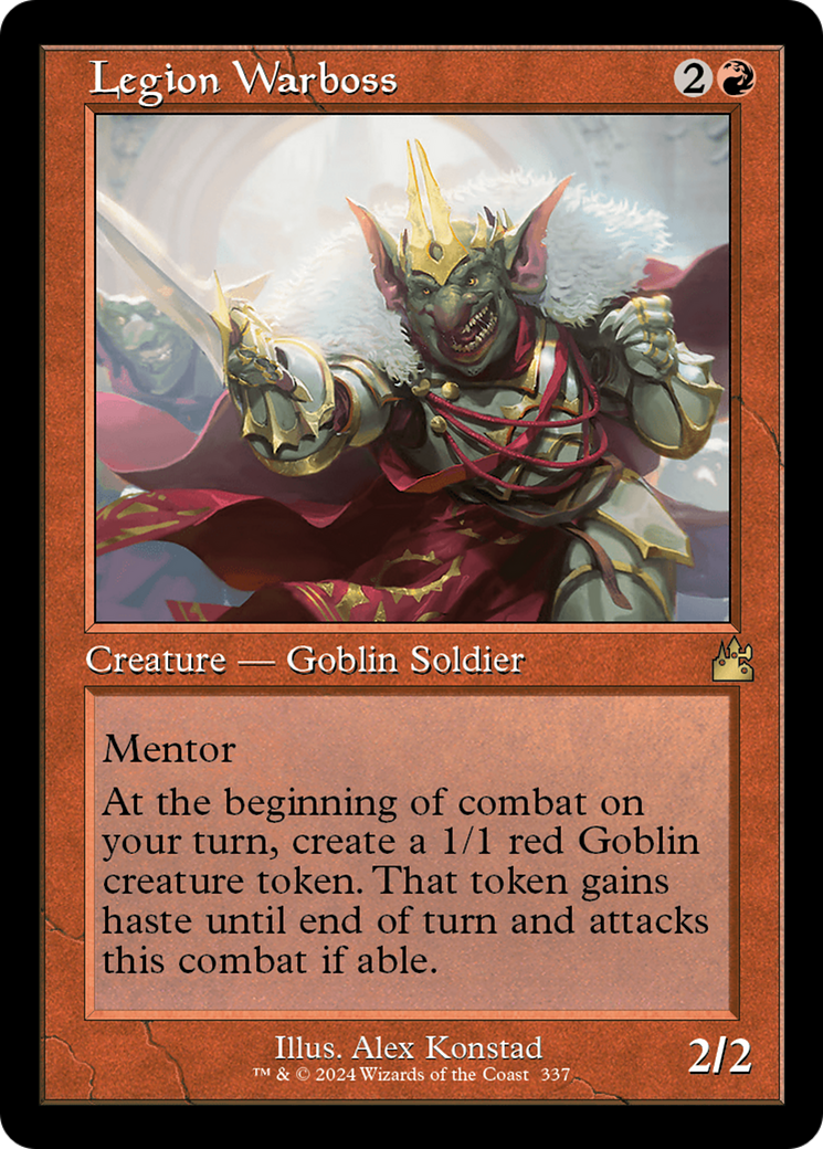 Legion Warboss (Retro Frame) [Ravnica Remastered] | Odin's Place