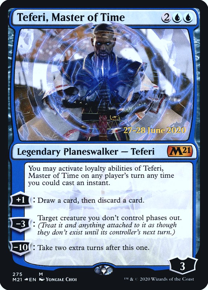 Teferi, Master of Time [Core Set 2021 Prerelease Promos] | Odin's Place