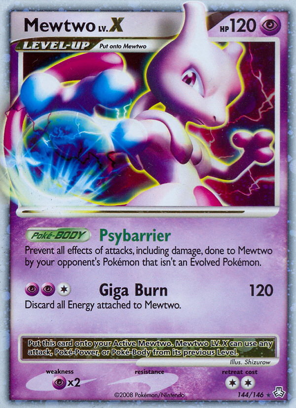 Mewtwo LV.X (144/146) [Diamond & Pearl: Legends Awakened] | Odin's Place