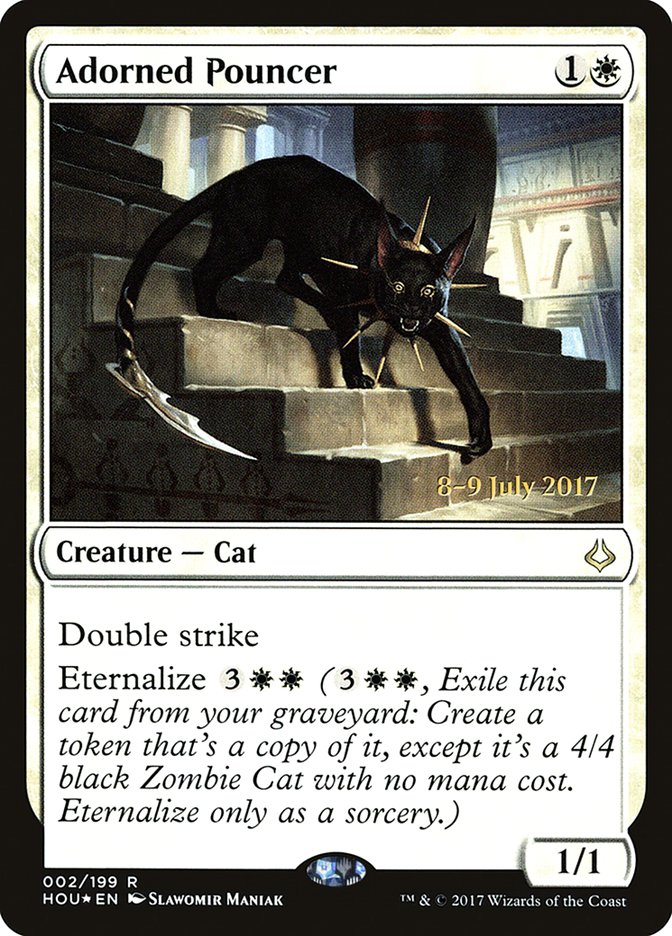 Adorned Pouncer (2) [Hour of Devastation Prerelease Promos] | Odin's Place