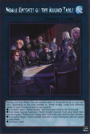 Noble Knights of the Round Table [NKRT-EN018] Platinum Rare | Odin's Place