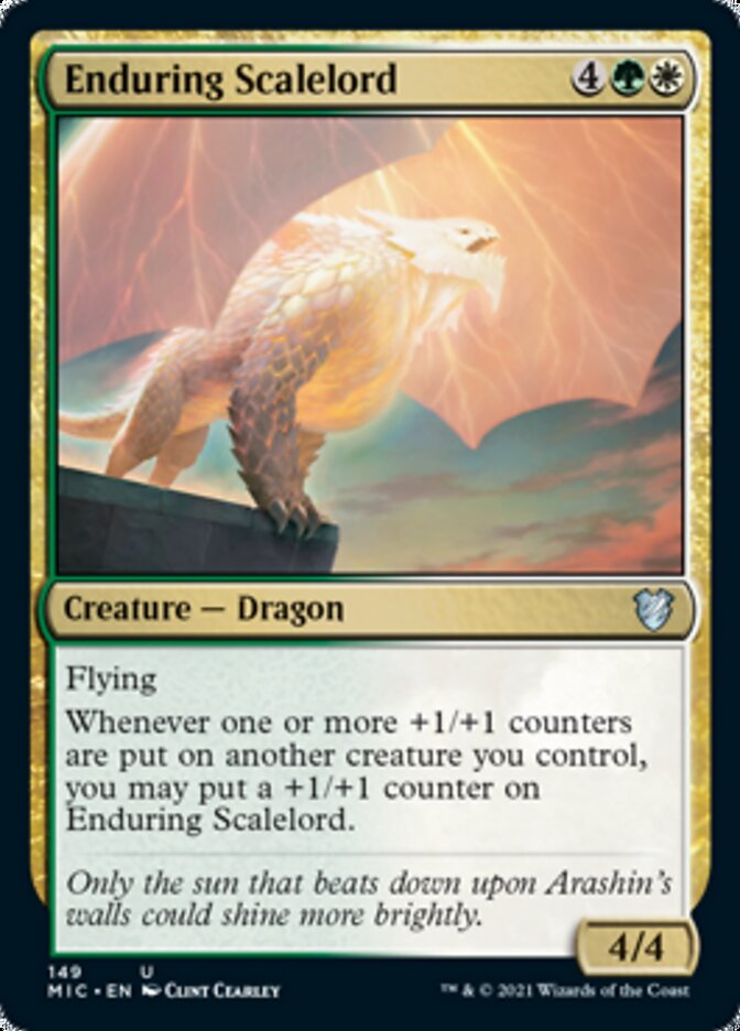 Enduring Scalelord [Innistrad: Midnight Hunt Commander] | Odin's Place