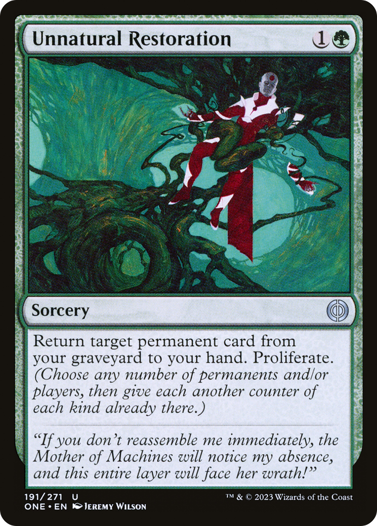 Unnatural Restoration [Phyrexia: All Will Be One] | Odin's Place