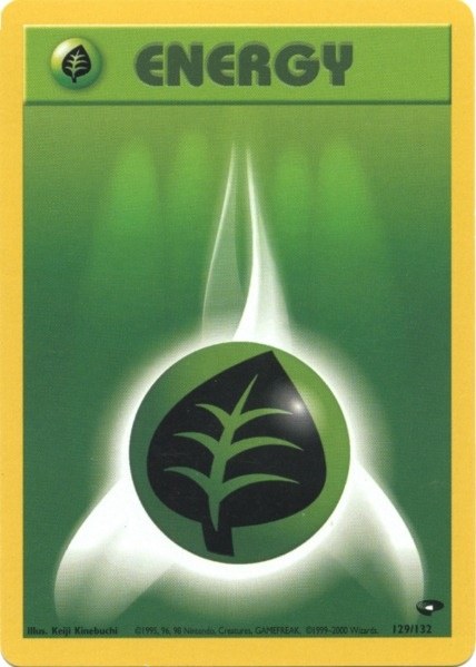 Grass Energy (129/132) [Gym Challenge Unlimited] | Odin's Place