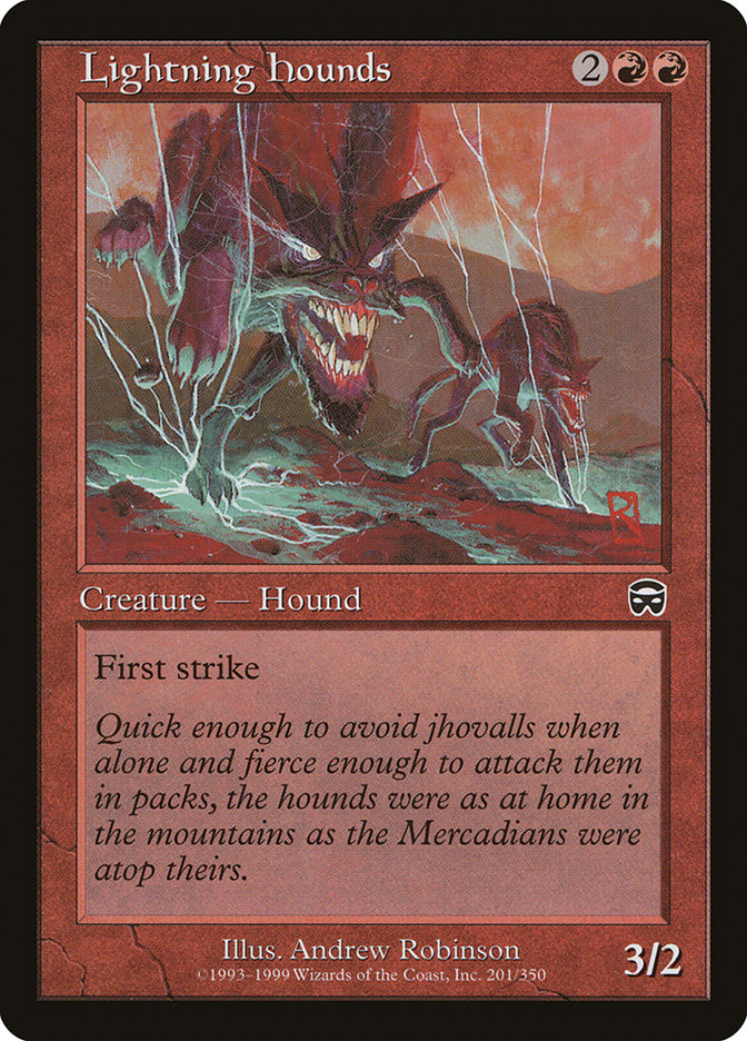 Lightning Hounds (201) [Mercadian Masques] | Odin's Place