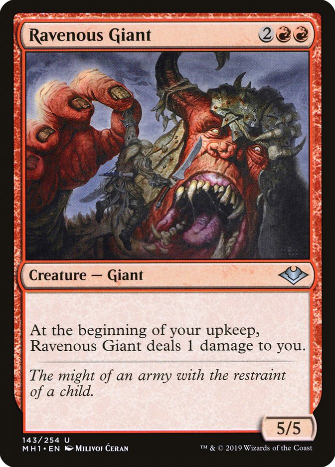 Ravenous Giant (143) [Modern Horizons] | Odin's Place