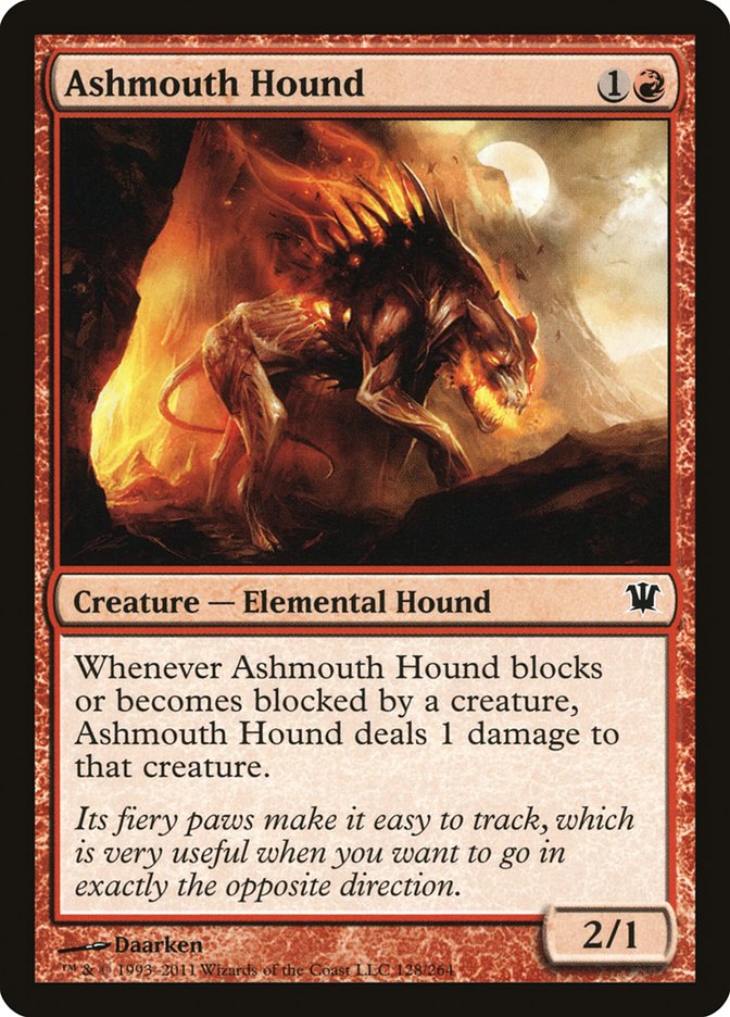 Ashmouth Hound (128) [Innistrad] | Odin's Place