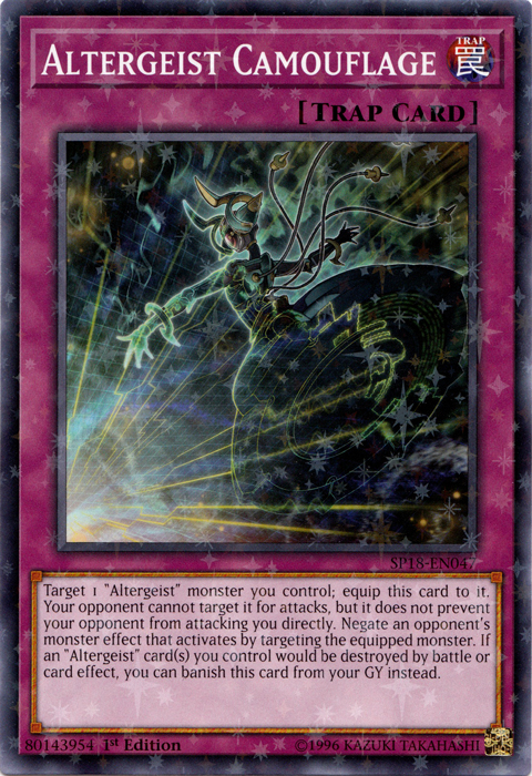 Altergeist Camouflage [SP18-EN047] Starfoil Rare | Odin's Place