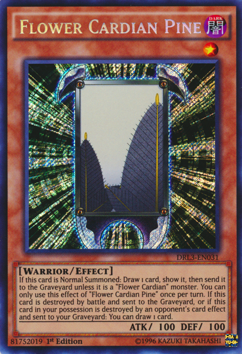 Flower Cardian Pine [DRL3-EN031] Secret Rare | Odin's Place