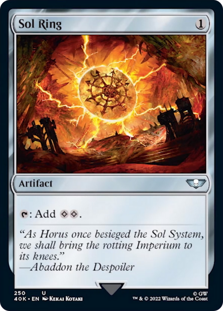 Sol Ring (250) [Warhammer 40,000] | Odin's Place