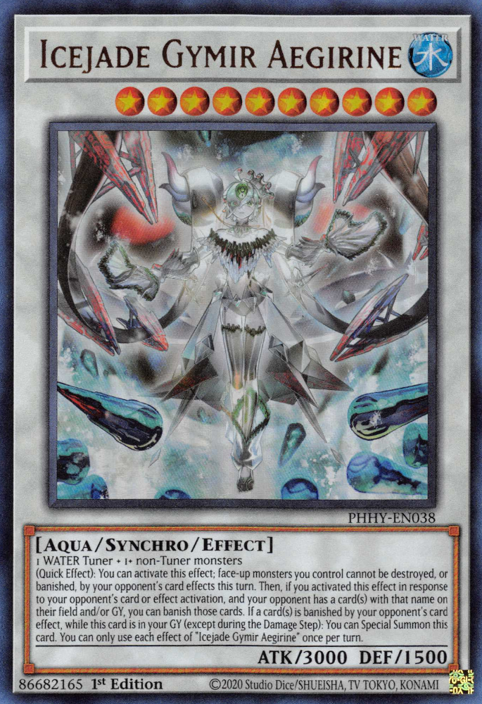 Icejade Gymir Aegirine [PHHY-EN038] Ultra Rare | Odin's Place
