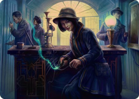 Wiretapping Art Card [Streets of New Capenna Art Series] | Odin's Place