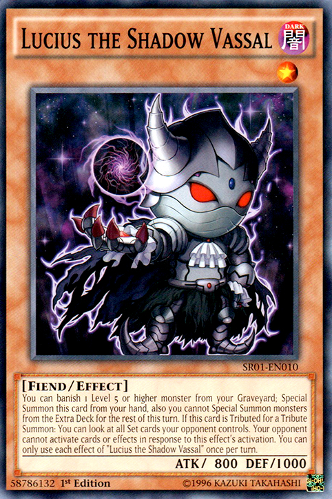 Lucius the Shadow Vassal [SR01-EN010] Common | Odin's Place
