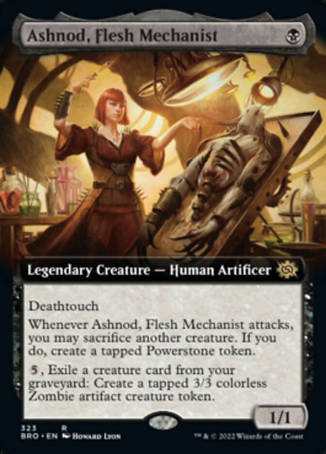 Ashnod, Flesh Mechanist (Extended Art) [The Brothers' War] | Odin's Place