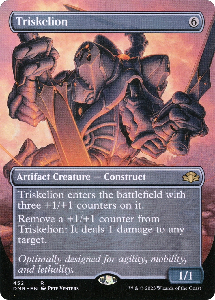 Triskelion (Borderless Alternate Art) [Dominaria Remastered] | Odin's Place