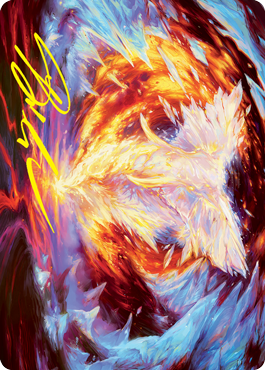 Magma Opus Art Card (Gold-Stamped Signature) [Strixhaven: School of Mages Art Series] | Odin's Place