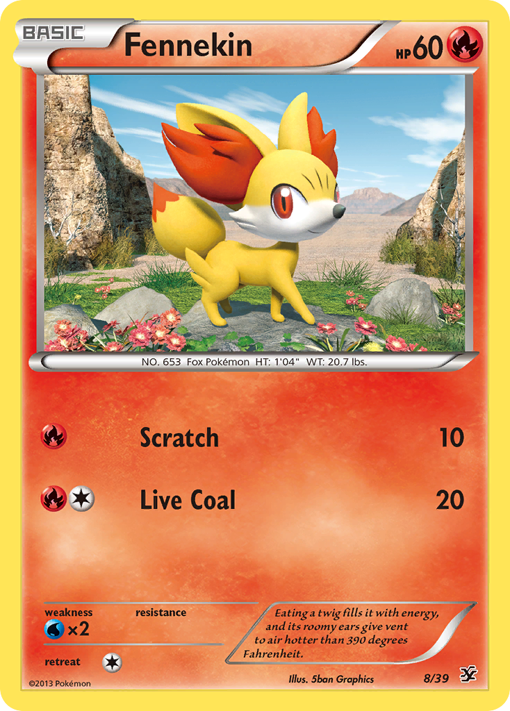 Fennekin (8/39) [XY: Kalos Starter Set] | Odin's Place