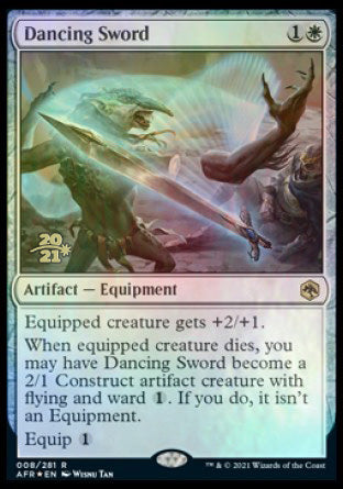 Dancing Sword [Dungeons & Dragons: Adventures in the Forgotten Realms Prerelease Promos] | Odin's Place