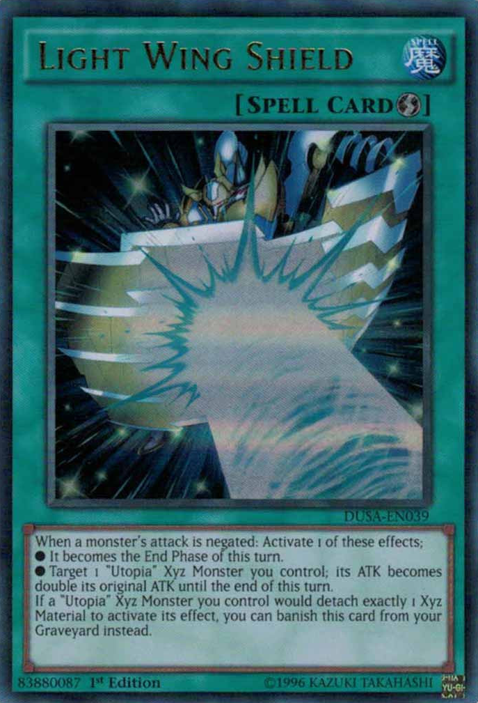Light Wing Shield [DUSA-EN039] Ultra Rare | Odin's Place