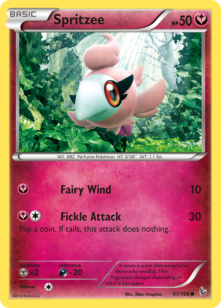 Spritzee (67/106) [XY: Flashfire] | Odin's Place