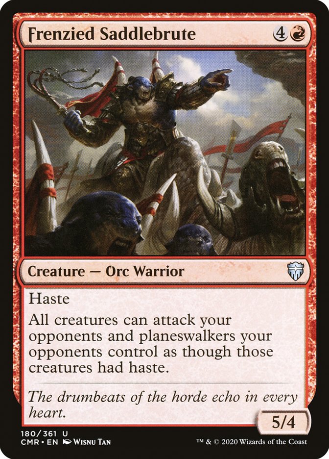 Frenzied Saddlebrute [Commander Legends] | Odin's Place