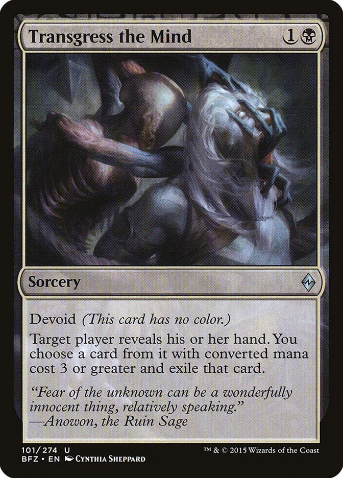 Transgress the Mind (101) [Battle for Zendikar] | Odin's Place