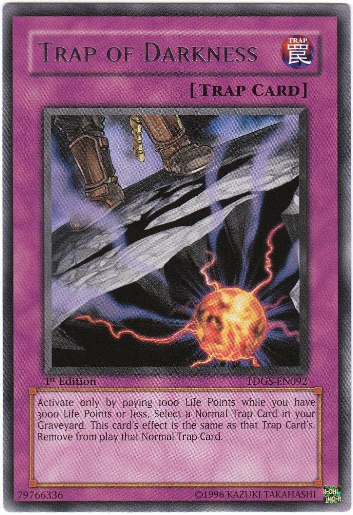 Trap of Darkness [TDGS-EN092] Rare | Odin's Place