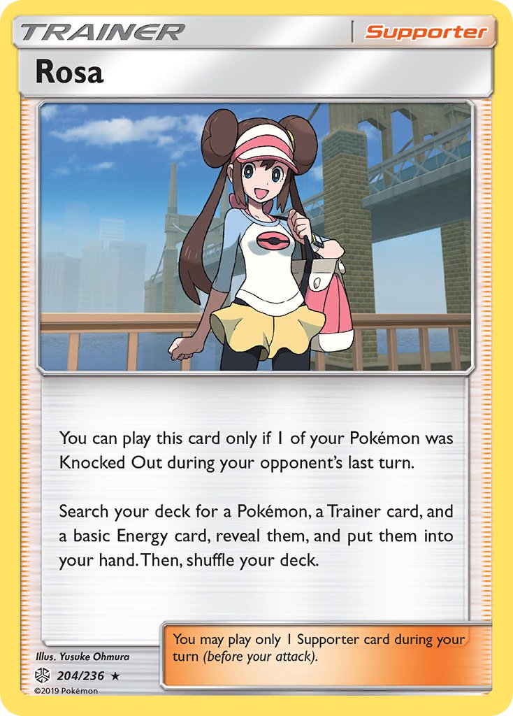 Rosa (204/236) (Theme Deck Exclusive) [Sun & Moon: Cosmic Eclipse] | Odin's Place