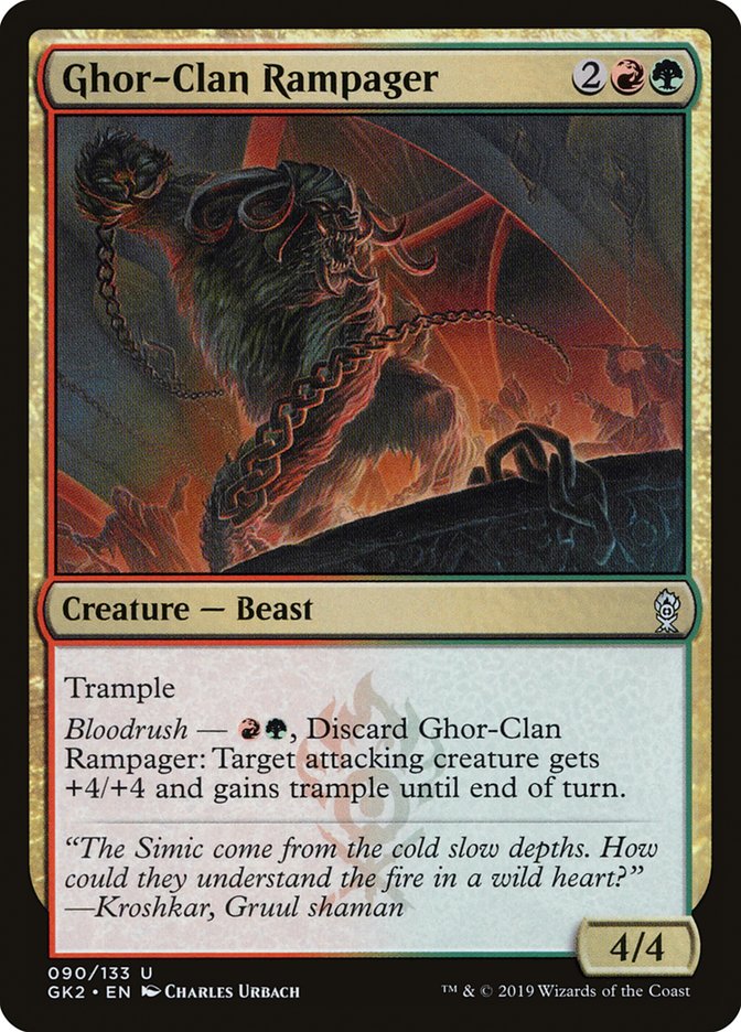 Ghor-Clan Rampager (90) [Ravnica Allegiance Guild Kit] | Odin's Place