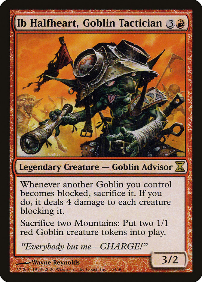 Ib Halfheart, Goblin Tactician (163) [Time Spiral] | Odin's Place