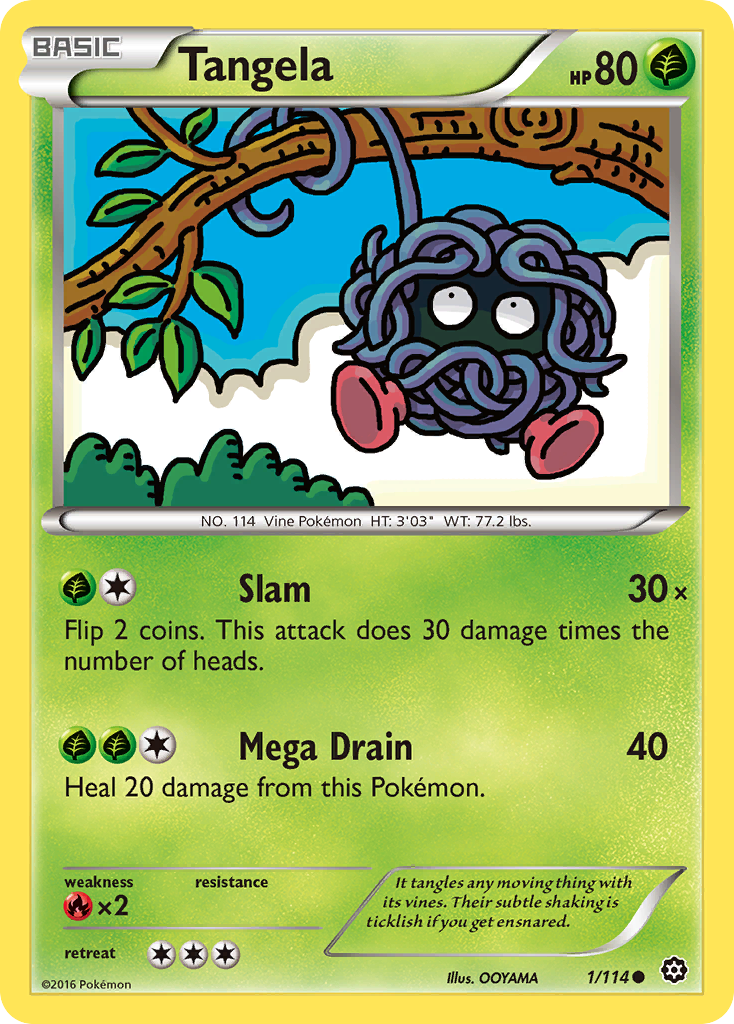 Tangela (1/114) [XY: Steam Siege] | Odin's Place