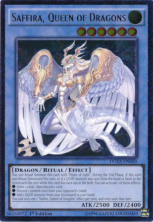 Saffira, Queen of Dragons (UTR) [DUEA-EN050] Ultimate Rare | Odin's Place