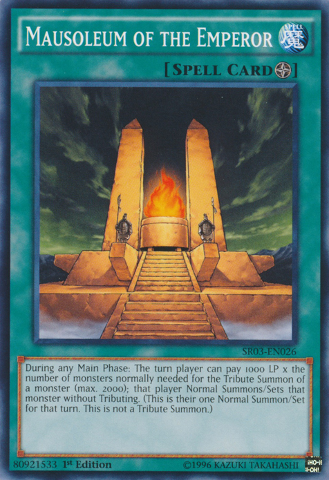 Mausoleum of the Emperor [SR03-EN026] Common | Odin's Place